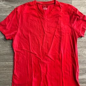 two mens v-neck t shirts